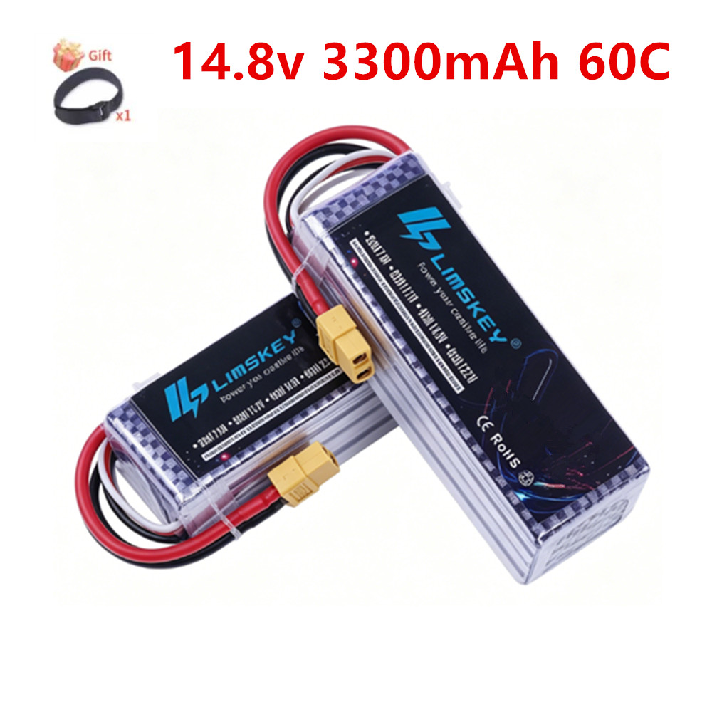 Rc Hobby Drone - แบตเตอรี่ 4S LiPo 14.8V 3300mAh 60C/80C