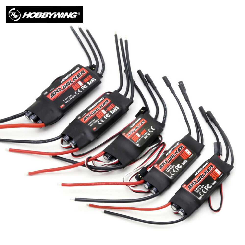 Rc Hobby Grade Plane - รุ่นเก่า Hobbywing SKYWALKER ESC 15A/20A/30A/40A/50A/60A/80A BEC