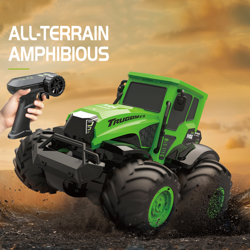 Rc Hobby Grade Truck - รถบังคับวิทยุสะเทินน้ำสะเทินบก ขนาด 1:14 ขับเคลื่อน 4 ล้อ