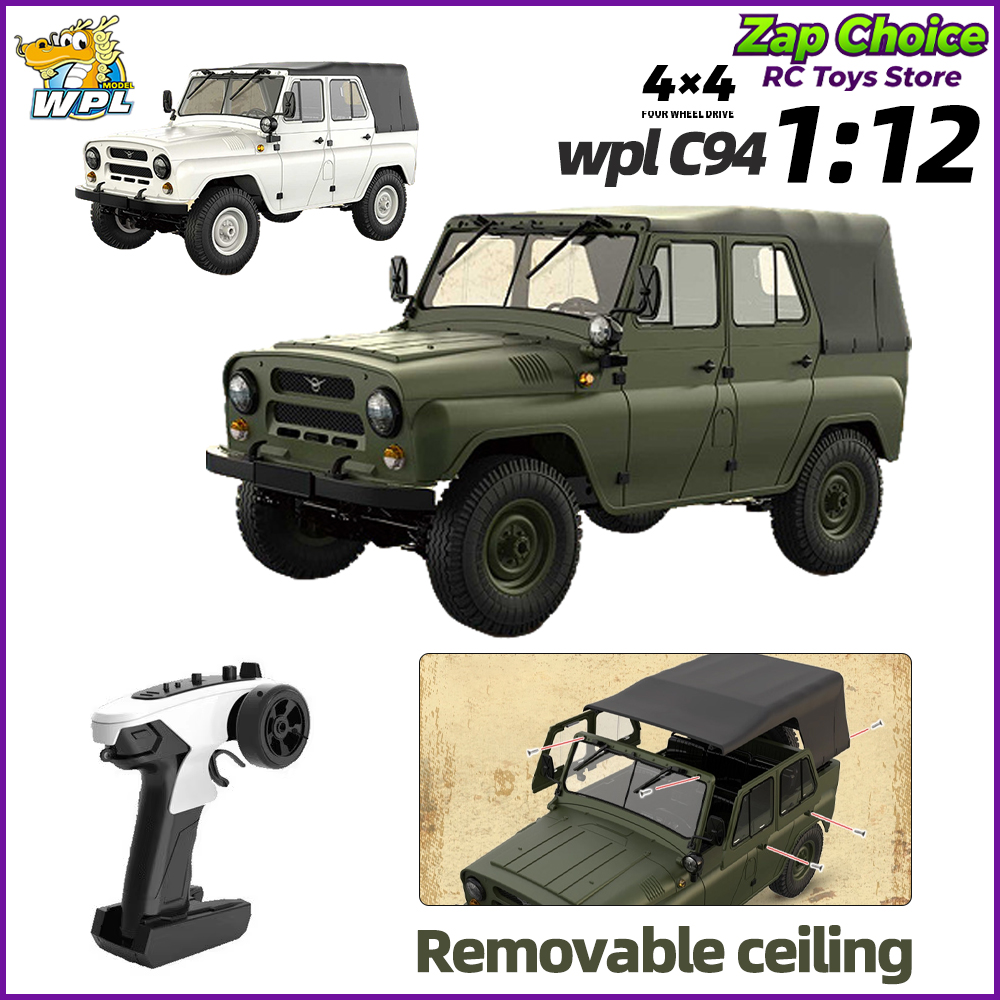 Rc Hobby Grade Truck - รถบรรทุกของเล่นบังคับวิทยุ WPL C94 ขนาด 1/12 ขับเคลื่อน