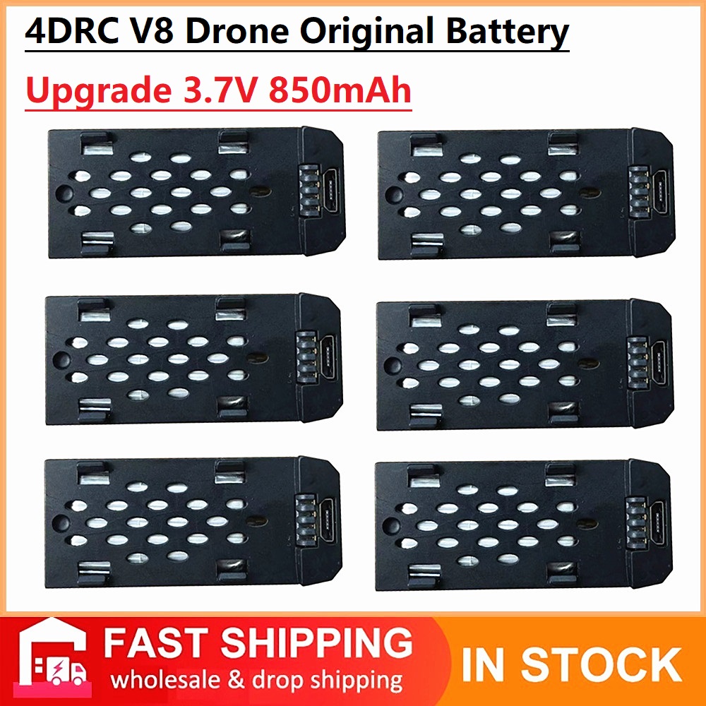 Rc Hobby Drone - 4DRC V8 Drone แบตเตอรี่เดิม 3.7V 850MAh