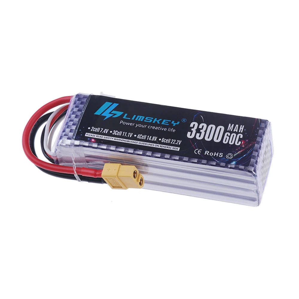 แบตเตอรี่ 4S LiPo 14.8V 3300mA - Rc Hobby Drone บทวิจารณ์และราคา