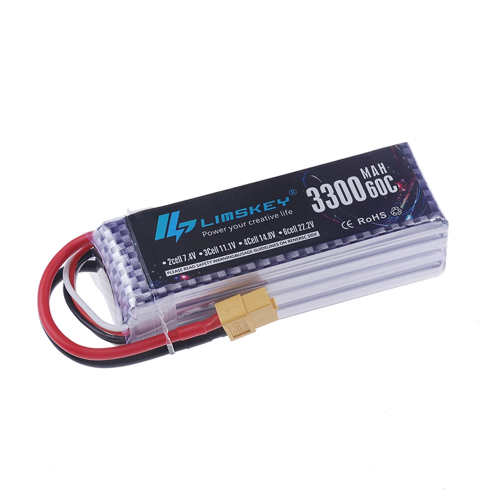 แบตเตอรี่ 4S LiPo 14.8V 3300mA - Rc Hobby Drone บทวิจารณ์และราคา