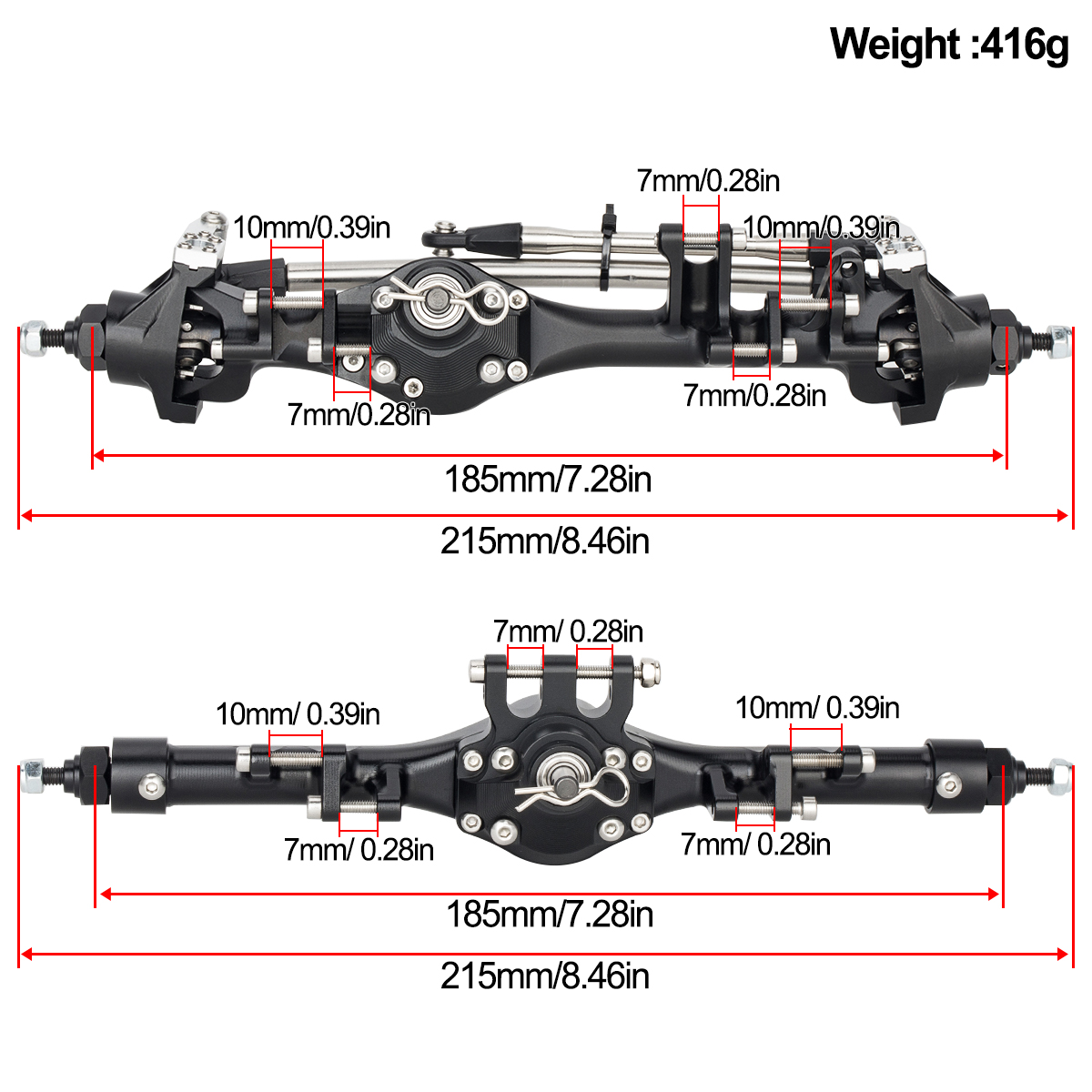 ชุดเพลาตรง CNC อลูมิเนียมหน้า- - Hobby Zone Rc บทวิจารณ์และราคา