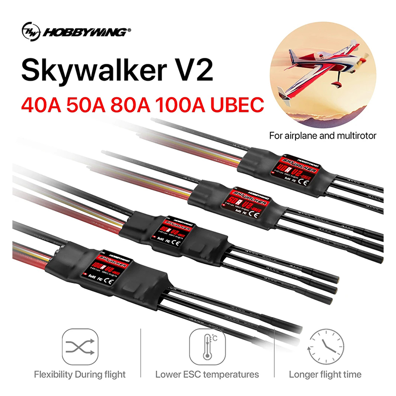 Original Hobbywing SKYWALKER S - Rc Hobby Grade Plane บทวิจารณ์และราคา