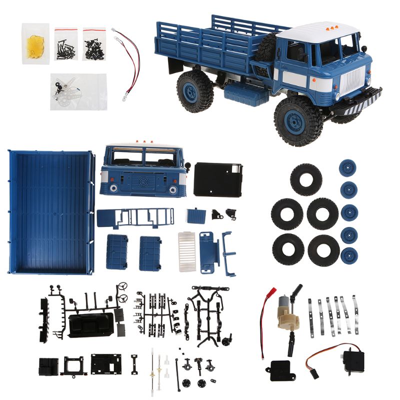 WPL ชุด B-24รถบรรทุกทหารควบคุม - Rc Hobby Grade Truck บทวิจารณ์และราคา