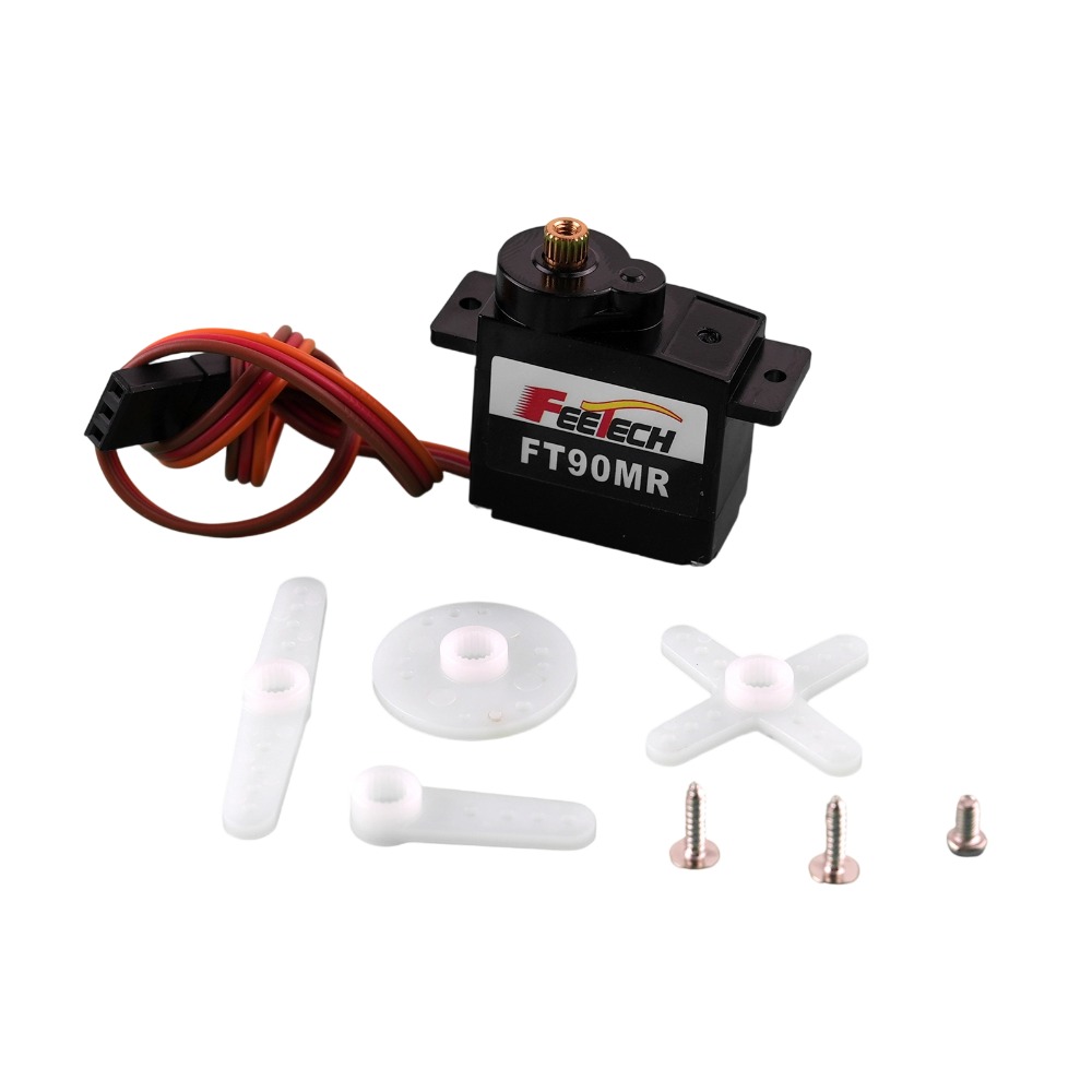 เฟตเทค FT90M ไมโครเซอร์โวแบบดิ - Rc Hobby Drone บทวิจารณ์และราคา