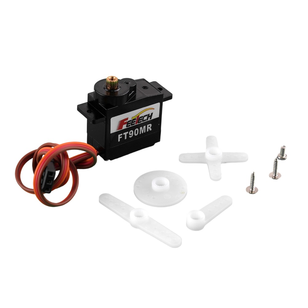 เฟตเทค FT90M ไมโครเซอร์โวแบบดิ - Rc Hobby Drone บทวิจารณ์และราคา