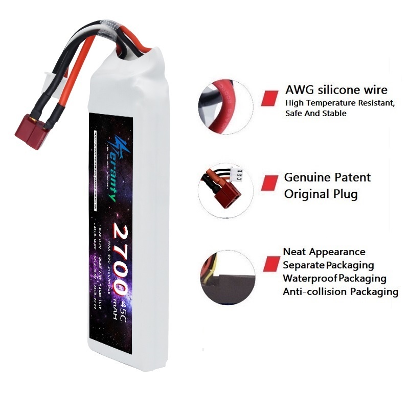 1/3ชิ้น2S 7.4V LiPo แบตเตอรี่2 - Rc Hobby Drone บทวิจารณ์และราคา