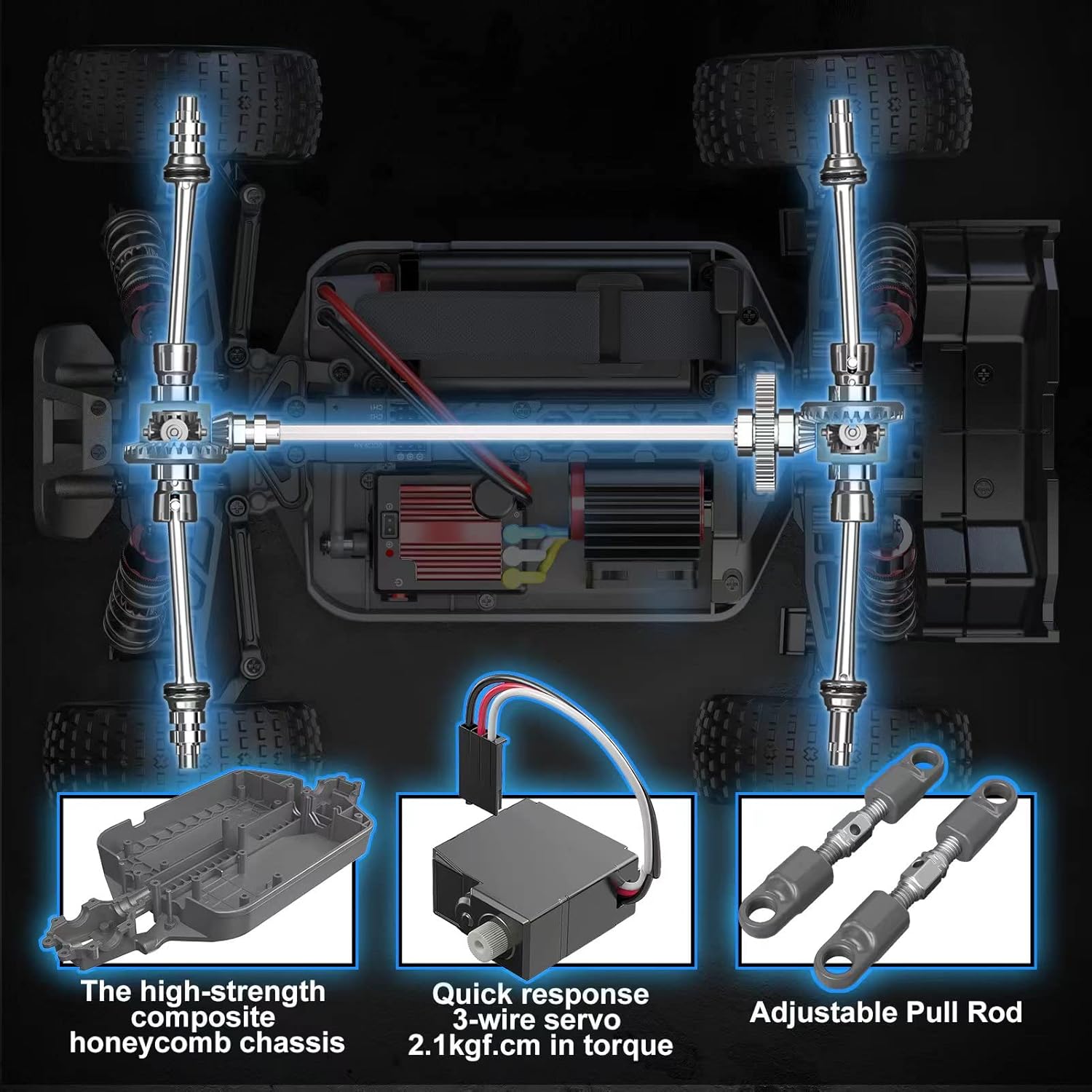 รถบั๊กกี้บังคับวิทยุแบบไร้แปรง - Rc Hobby Grade Truck บทวิจารณ์และราคา