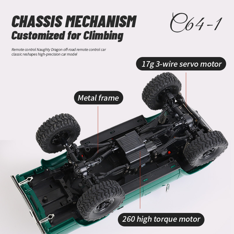 Full Scale WPL C64 4WD รถปีนเข - Rc Hobby Grade Truck บทวิจารณ์และราคา