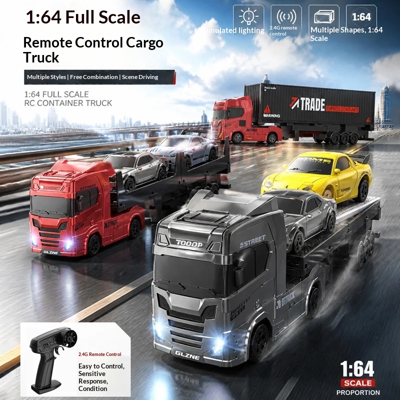 ชุดรถบรรทุกพ่วง RC ขนาด 1:64 พ - Rc Hobby World บทวิจารณ์และราคา