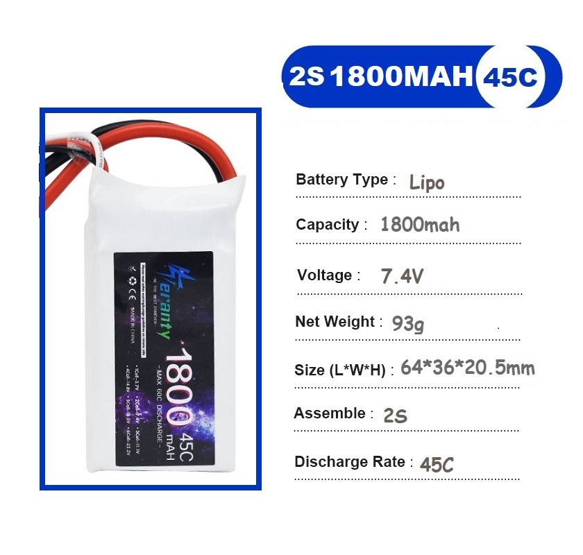 2PCS 7.4V Lipo 2S แบตเตอรี่ 15 - Rc Hobby Drone บทวิจารณ์และราคา