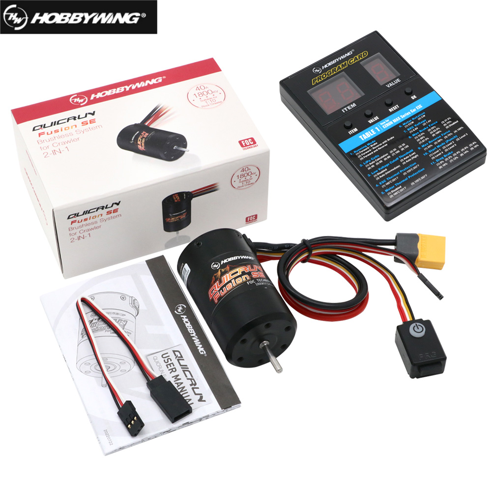 Hobbywing QuicRun Fusion SE 12 - Rc Hobby Grade Plane บทวิจารณ์และราคา