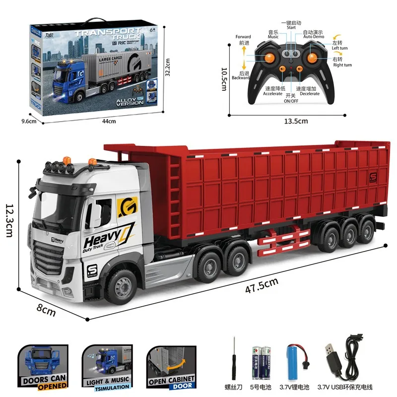 รถบรรทุกตู้คอนเทนเนอร์ RC ขนาด - Rc Hobby Grade Truck บทวิจารณ์และราคา