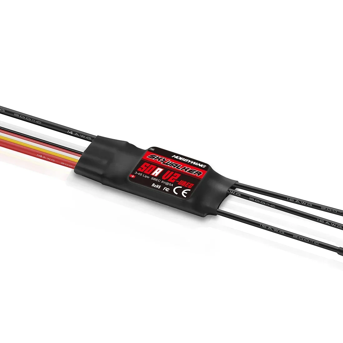Hobbywing Skywalker ชุด V2 50A - Hobby Zone Rc บทวิจารณ์และราคา