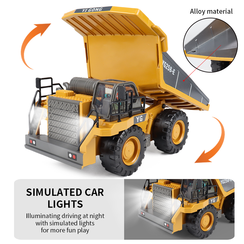 ZWN รถตักดินควบคุมระยะไกล2.4G  - Rc Hobby Grade Truck บทวิจารณ์และราคา