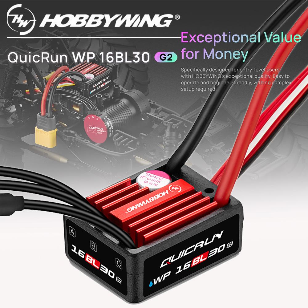 Hobbywing QuicRun WP-16BL30 G2 - Rc Hobby Grade Plane บทวิจารณ์และราคา