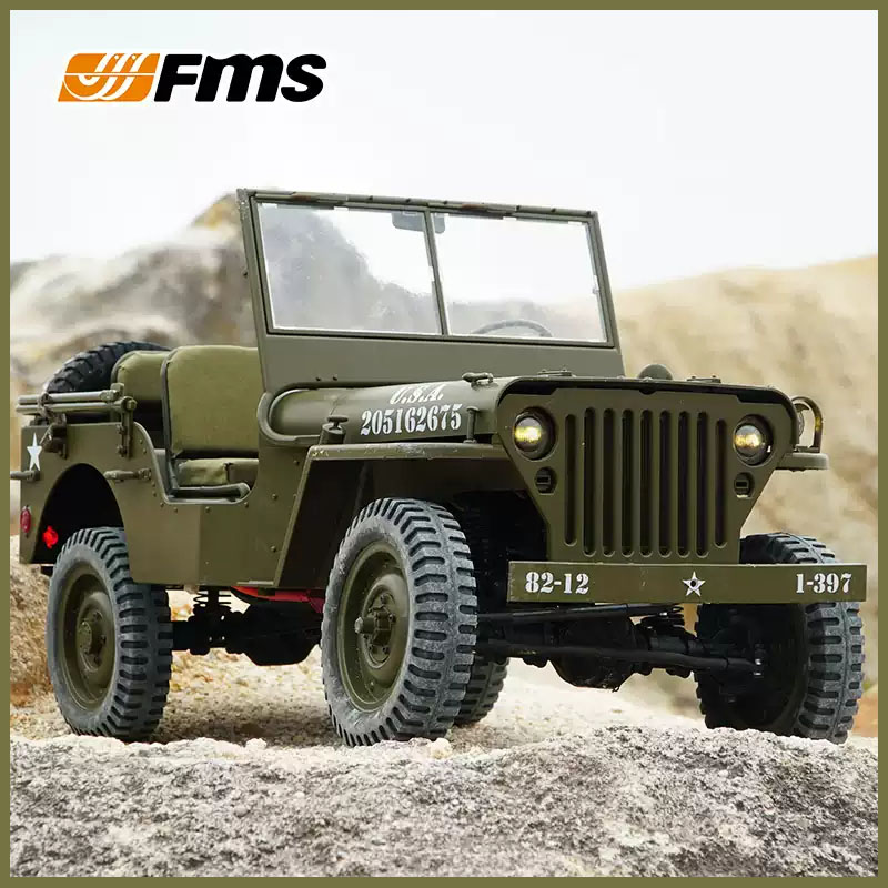 FMS 1/6 Climber 1941 Willys MB - Hobby Zone Rc บทวิจารณ์และราคา