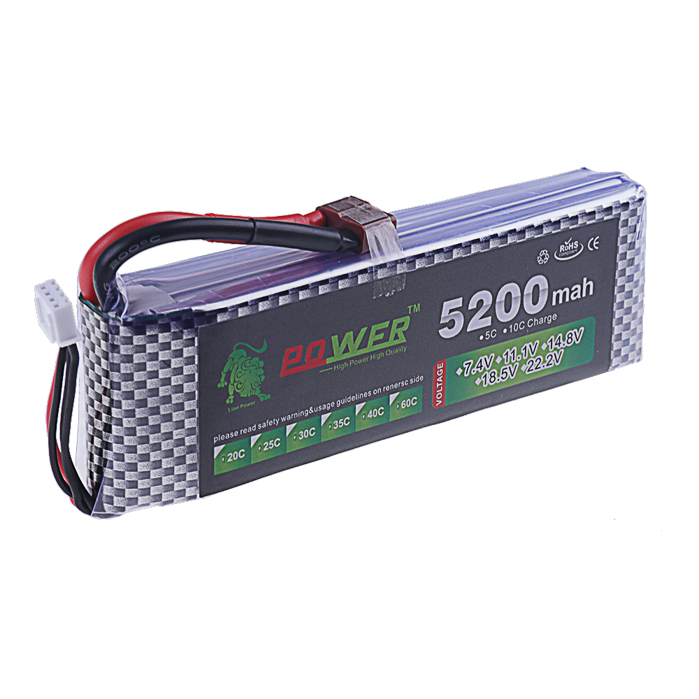 3S Lipo แบตเตอรี่ 11.1V 5200 m - Rc Hobby Drone บทวิจารณ์และราคา